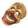 Dřevěná maska, "Laughing Scull", ručně malovaná, 27cm