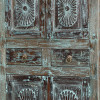 Skříň z teakového dřeva, ruční řezby, 90x40x185cm