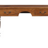 Starý psací stůl z teakového dřeva, 120x58x75cm