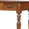 Starožitný psací stůl z teakového dřeva, 122x61x77cm