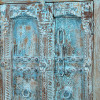 Skříň z mangového dřeva, staré teakové dveře, 85x41x188cm