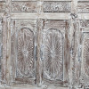 Komoda z mangového dřeva, ruční řezby, 156x44x112cm
