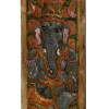 Vyřezávaný panel Ganéš, 29x4x92cm