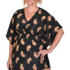 Krátký kaftan s gumou v pase