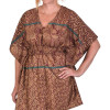 Krátký kaftan s gumou v pase