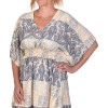 Krátký kaftan s gumou v pase