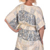 Krátký kaftan s gumou v pase