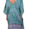 Dlouhý kaftan s krátkým rukávem