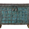 Starožitná truhla z teakového dřeva, 127x47x95cm