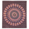 Přehoz na postel, pestrobarevná mandala, 210x230cm