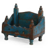 Starý oltář z teakového dřeva, 32x23x32cm