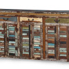 Skříňka z recyklovaného dřeva v "Goa" stylu, 180x45x105cm