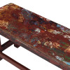 Lavice z teakového dřeva, 182x30x39cm