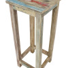 Stolička z recyklovaného dřeva, 30x30x75cm