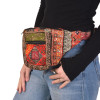 Luxusní boho ledvinka, patchwork, 30x20cm