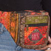 Luxusní boho ledvinka, patchwork, 30x20cm