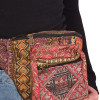 Luxusní boho ledvinka, patchwork, 30x20cm