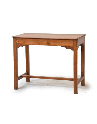 Psací stolek z antik teakového dřeva, 92x48x75cm