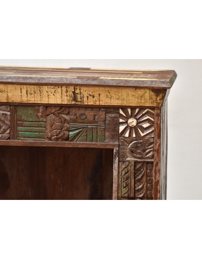 Knihovna z antik teakového dřeva, Goa design