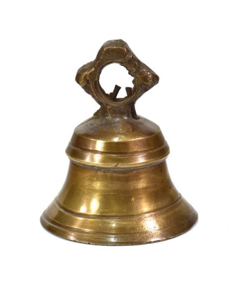 Zvonek, antik patina, 7x7x8,5cm