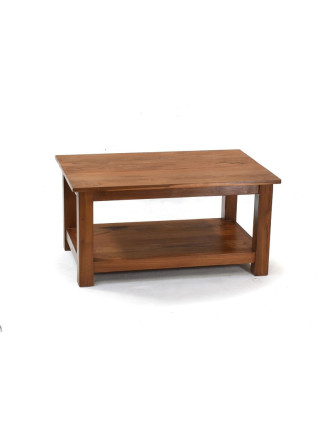 Konferenční stolek, antik teakové dřevo, 90x60x45cm