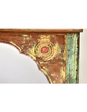 Konzolový stolek, ruční řezba, antik teak, 202x42x87cm