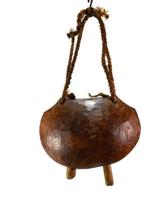 Dřevěný zvon, antik, 28x19x16cm