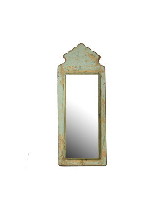 Zrcadlo v rámu z antik dřeva, 18x47x3cm