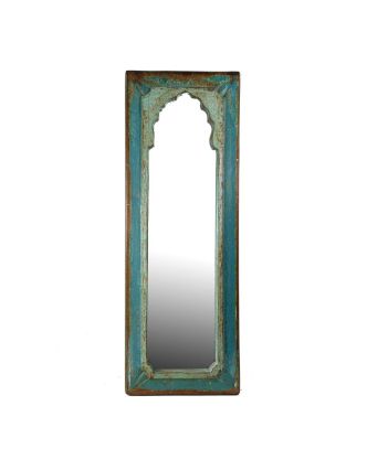Zrcadlo v rámu z antik dřeva, 24x67x3cm