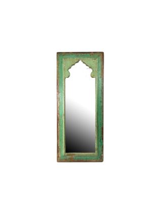 Zrcadlo v rámu z antik dřeva, 25x58x3cm