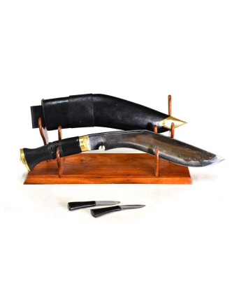 Khukri nůž, "World War", 11", rohovinová rukojeť, nůž 43cm, čepel 28cm