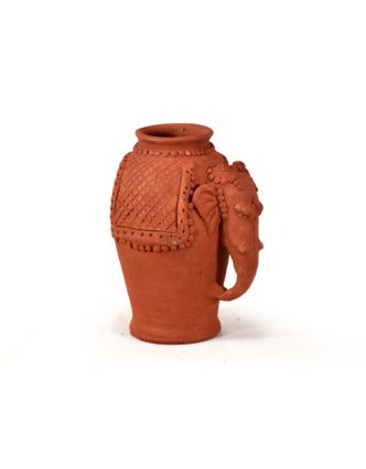 Keramická váza ve tvaru slona, výška 28cm