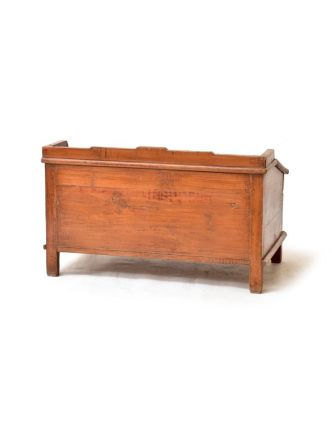 Starý kupecký stolek s odklápěcí deskou, 80x45x45cm