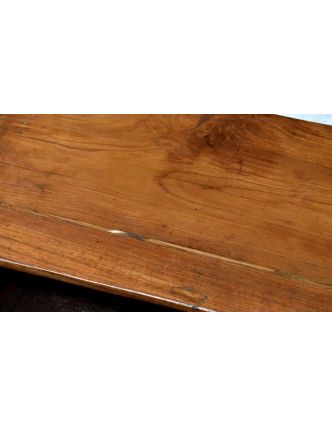 Odkládací stolek z antik teakového dřeva, 57x31x25cm