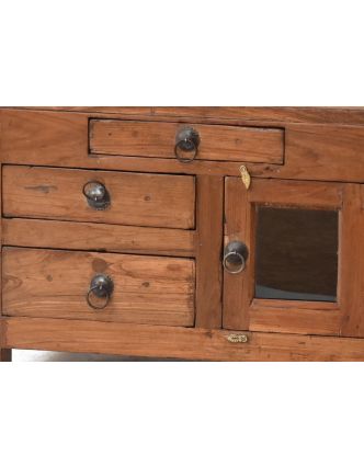 Komodka/stolek z antik teakového dřeva, 60x40x43cm