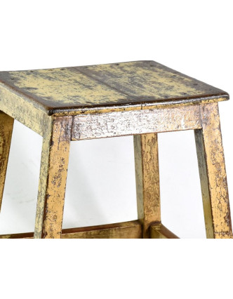 Stolička z antik teakového dřeva, 42x42x45cm