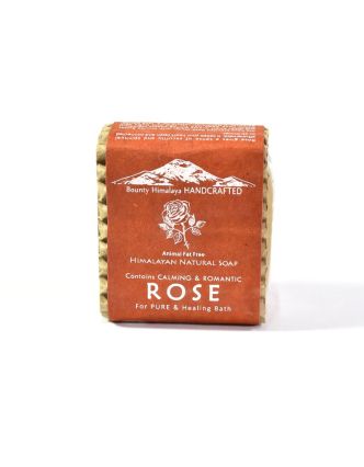 Ručně vyráběné mýdlo z Himálaje, růže, 100g