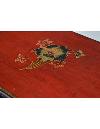 Komoda se šuplíky v tibetském stylu z mangového dřeva, 76x36x76cm