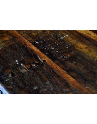 Konzolový stolek z mangového dřeva zdobený ručními řezbami, 165x50x46cm