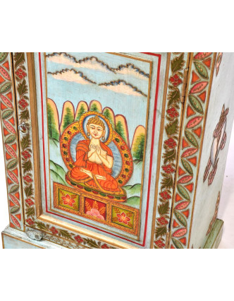Skříňka v tibetském stylu z mangového dřeva, 54x30x76cm