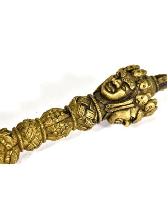 Phurba, rituální nástroj, detailní práce, 21cm