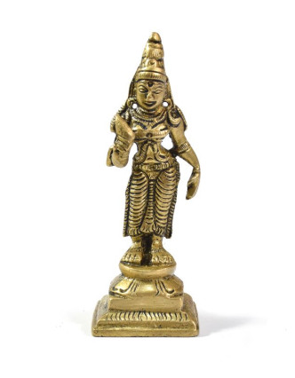 Parvati, mosazná soška, 9cm