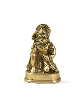 Hanuman, mosazná soška, 6cm