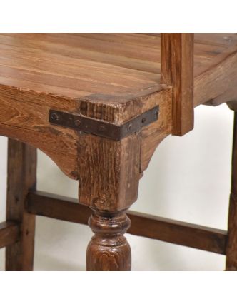 Stará židle z teakového dřeva, 50x47x86cm