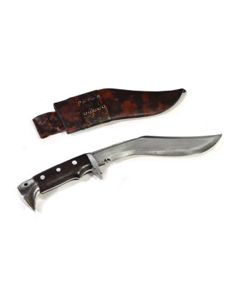Khukri nůž, "American Eagle Chukuri", 10", dřevěná rukojeť, nůž 38cm, čepel 25c