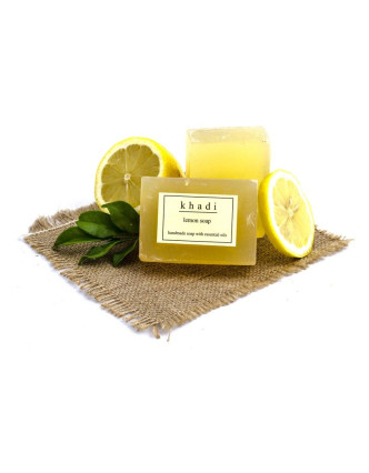 Ručně vyráběné mýdlo s esenciálními oleji, Lemon, 125g