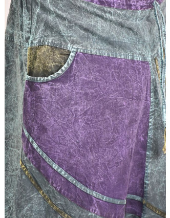 Unisex turecké kalhoty  s kapsami, stonewashed design