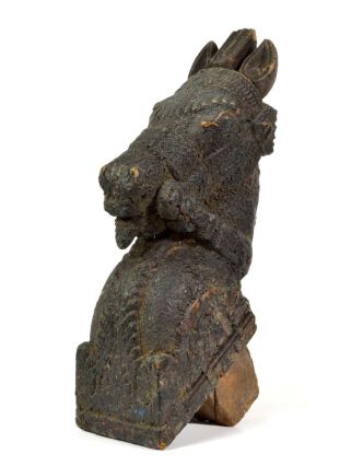 Hlava koně, antik, 13x27x45cm