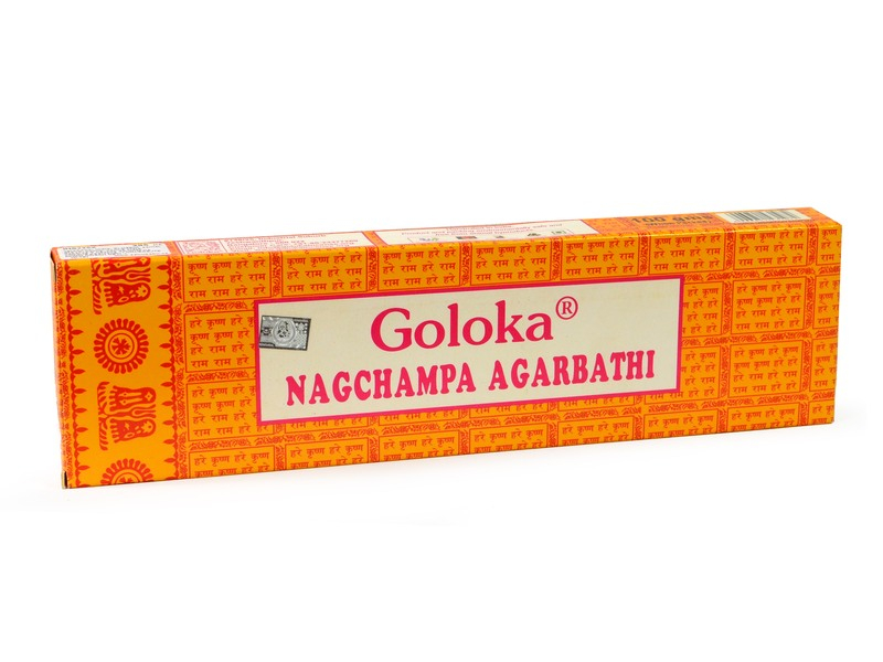 Indické vonné tyčinky Goloka Nagchampa, 100g