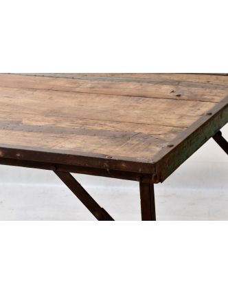 Rozkládací stůl z recyklovaného teakového dřeva, 181x76x77cm